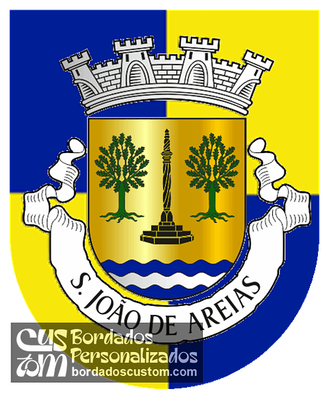 Emblema Bordado Freguesia de São João de Areias (Santa Comba Dão, Viseu)