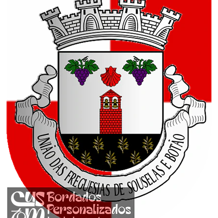 Emblema Bordado Freguesia de Souselas e Botão (Coimbra, Coimbra) 1