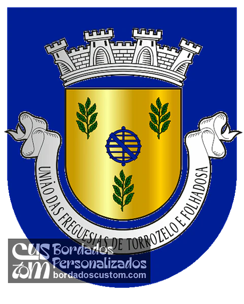 Emblema Bordado Freguesia de Torrozelo e Folhadosa (Seia, Guarda)