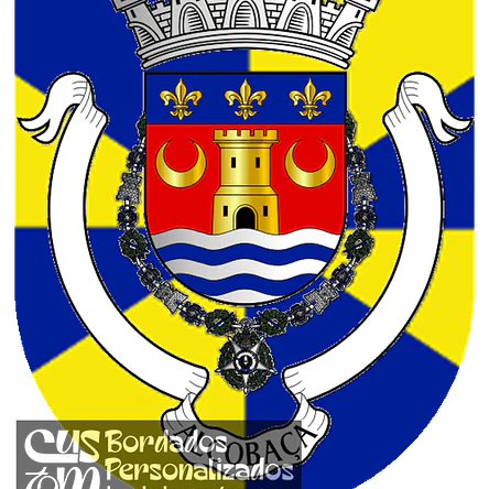 Emblema Bordado Município de Alcobaça (Leiria) 1