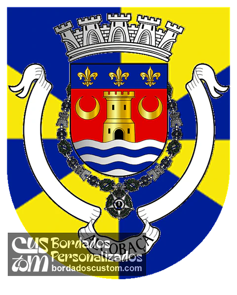 Emblema Bordado Município de Alcobaça (Leiria)