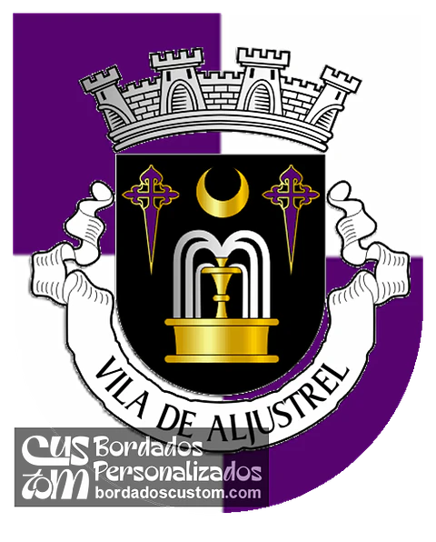 Emblema Bordado Município de Aljustrel (Beja)