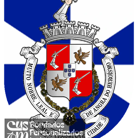 Emblema Bordado Município de Angra do Heroísmo (Açores) 1