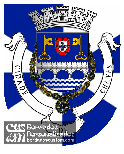 Emblema Bordado Município de Chaves (Vila Real)