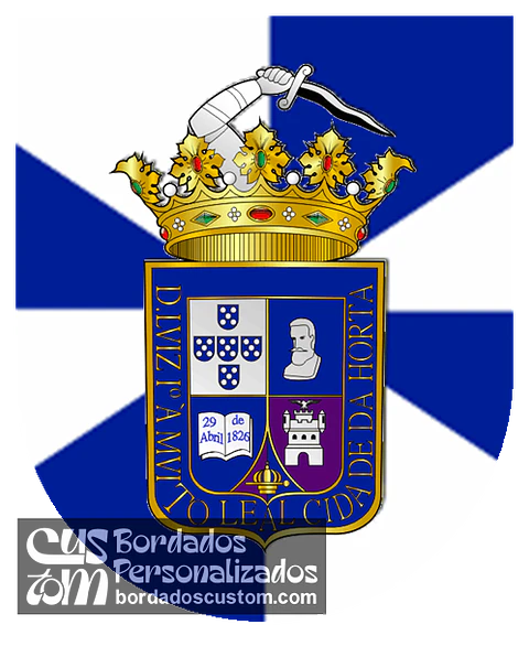 Emblema Bordado Município de Horta (Açores)