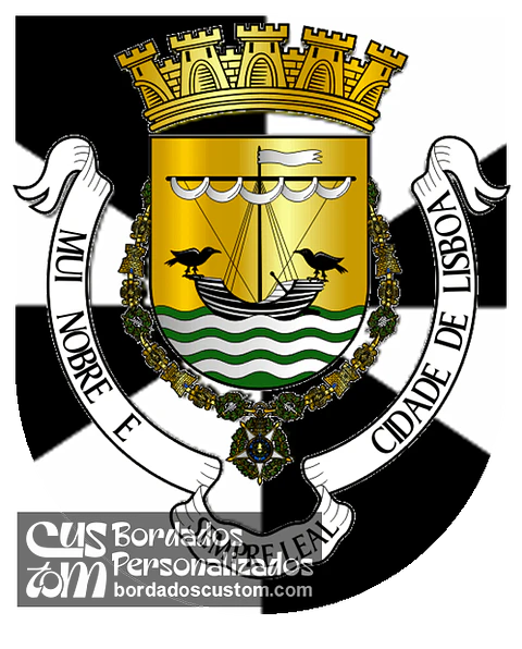 Emblema Bordado Município de Lisboa (Lisboa)