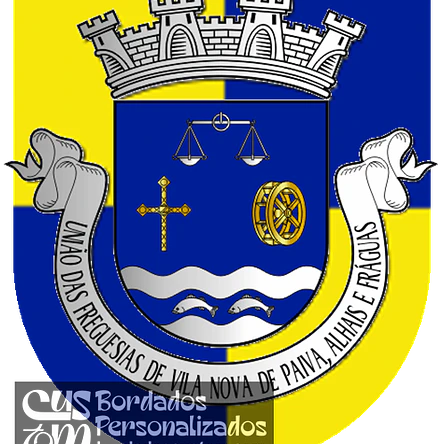 Emblema Bordado Freguesia de Vila Nova de Paiva, Alhais e Fráguas (Vila Nova de Paiva, Viseu) 1