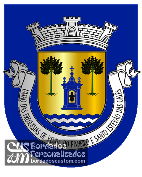 Emblema Bordado Freguesia de Venda do Pinheiro e Santo Estêvão das Galés (Mafra, Lisboa)