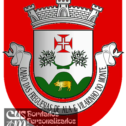 Emblema Bordado Freguesia de Ala e Vilarinho do Monte (Macedo de Cavaleiros, Bragança) 1