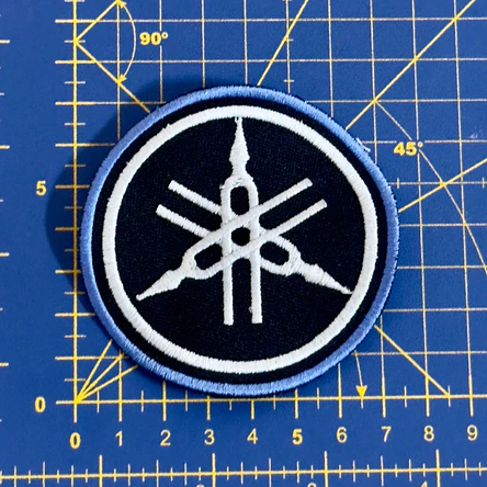 Emblema Bordado Yamaha - Logo Redondo 2