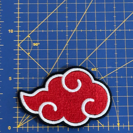 Emblema Bordado Nuvem Akatsuki 2
