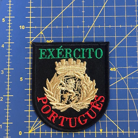 Emblema Bordado Símbolo Castelão – Exército Português 1