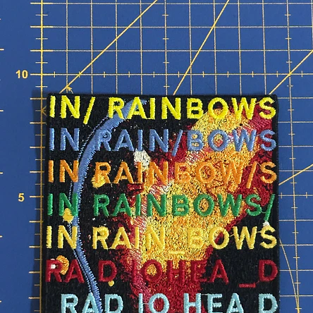 Emblema Bordado Radiohead – In Rainbows 1