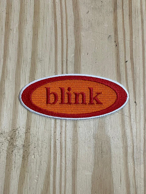 Emblema Bordado Blink-182 - Old School Logo