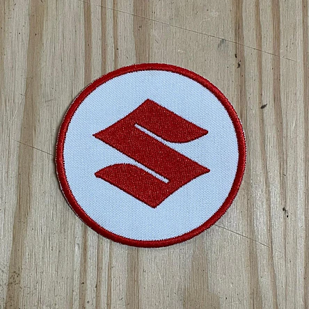Emblema Bordado Suzuki - Logo Redondo 1
