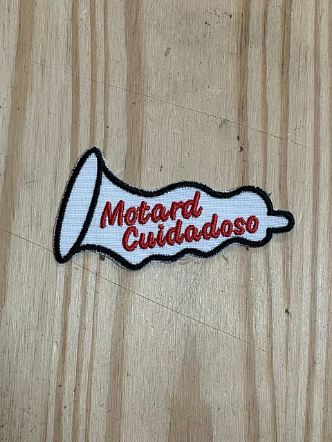 Emblema Bordado "Motard Cuidadoso"