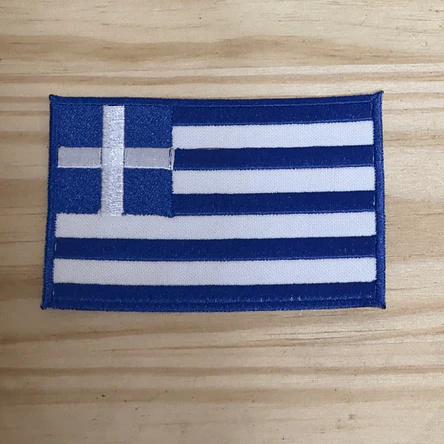 Embroidered Emblem of the Greek Flag 1