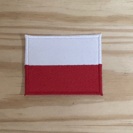 Embroidered Emblem of the Flag of Monaco 1