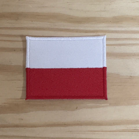 Embroidered Emblem of the Flag of Monaco