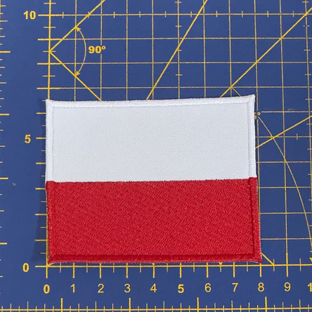 Embroidered Emblem of the Flag of Monaco 3
