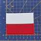 Embroidered Emblem of the Flag of Monaco - thumbnail 3