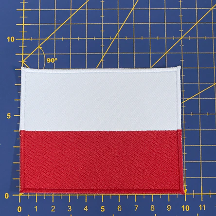 Embroidered Emblem of the Flag of Monaco 4