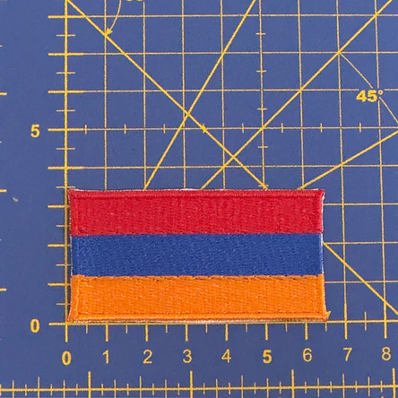 Embroidered Emblem of the Armenian Flag 2