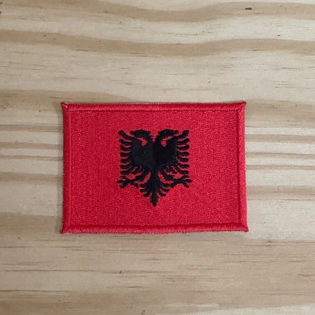 Embroidered Emblem of the Albanian Flag 1