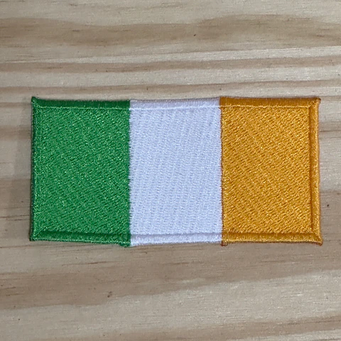 Embroidered Emblem of the Irish Flag