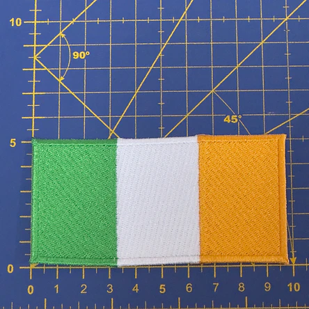 Embroidered Emblem of the Irish Flag 4
