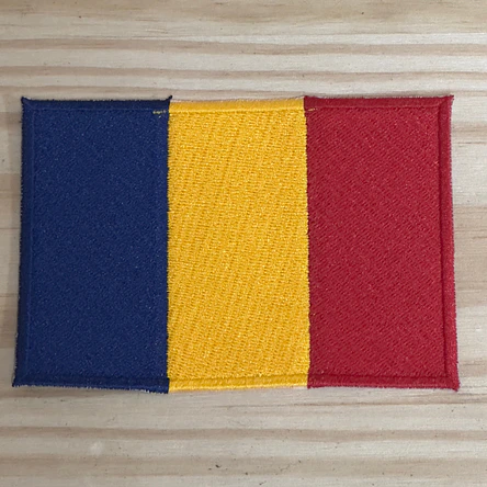Embroidered Emblem of the Romanian Flag 1