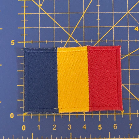 Embroidered Emblem of the Flag of Chad 2