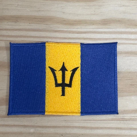 Embroidered Emblem of the Flag of Barbados