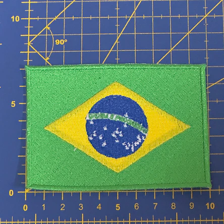 Embroidered Emblem of the Brazilian Flag 4