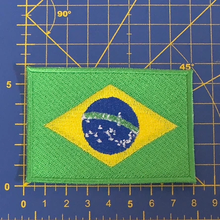 Embroidered Emblem of the Brazilian Flag 3