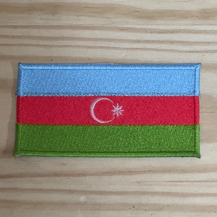 Embroidered Emblem of the Flag of Azerbaijan 1