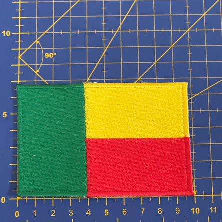 Embroidered Emblem of the Benin Flag 2