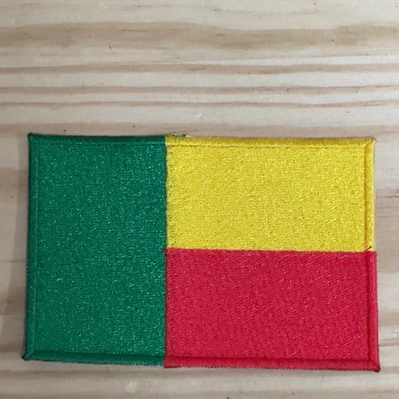 Embroidered Emblem of the Benin Flag 1