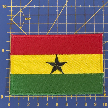 Embroidered Emblem of the Ghana Flag 4