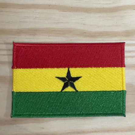 Embroidered Emblem of the Ghana Flag 1