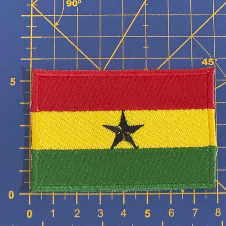 Embroidered Emblem of the Ghana Flag 3