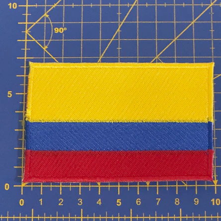 Embroidered Emblem of the Colombian Flag 3