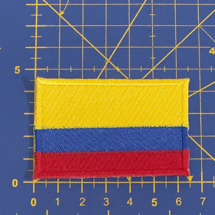 Embroidered Emblem of the Colombian Flag 2