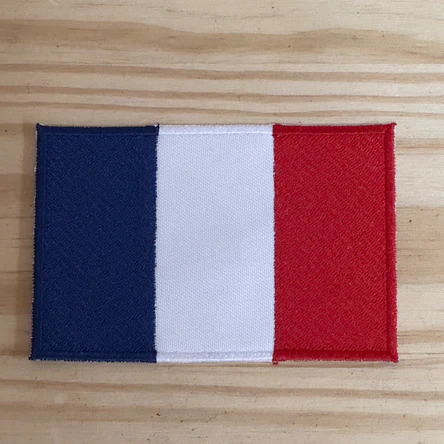 Embroidered Emblem of the Flag of France 2