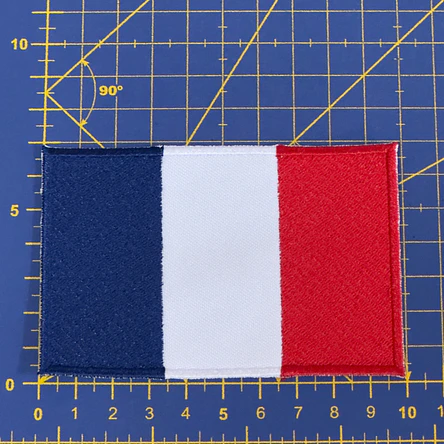 Embroidered Emblem of the Flag of France 4