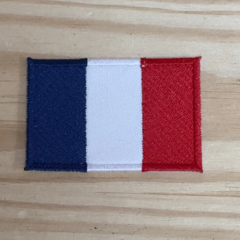 Embroidered Emblem of the Flag of France