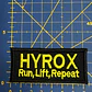 Emblema Bordado Hyrox - Run, Lift, Repeat - Thumbnail 2