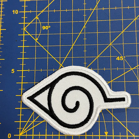 Emblema Bordado Naruto - Símbolo de Konoha 2