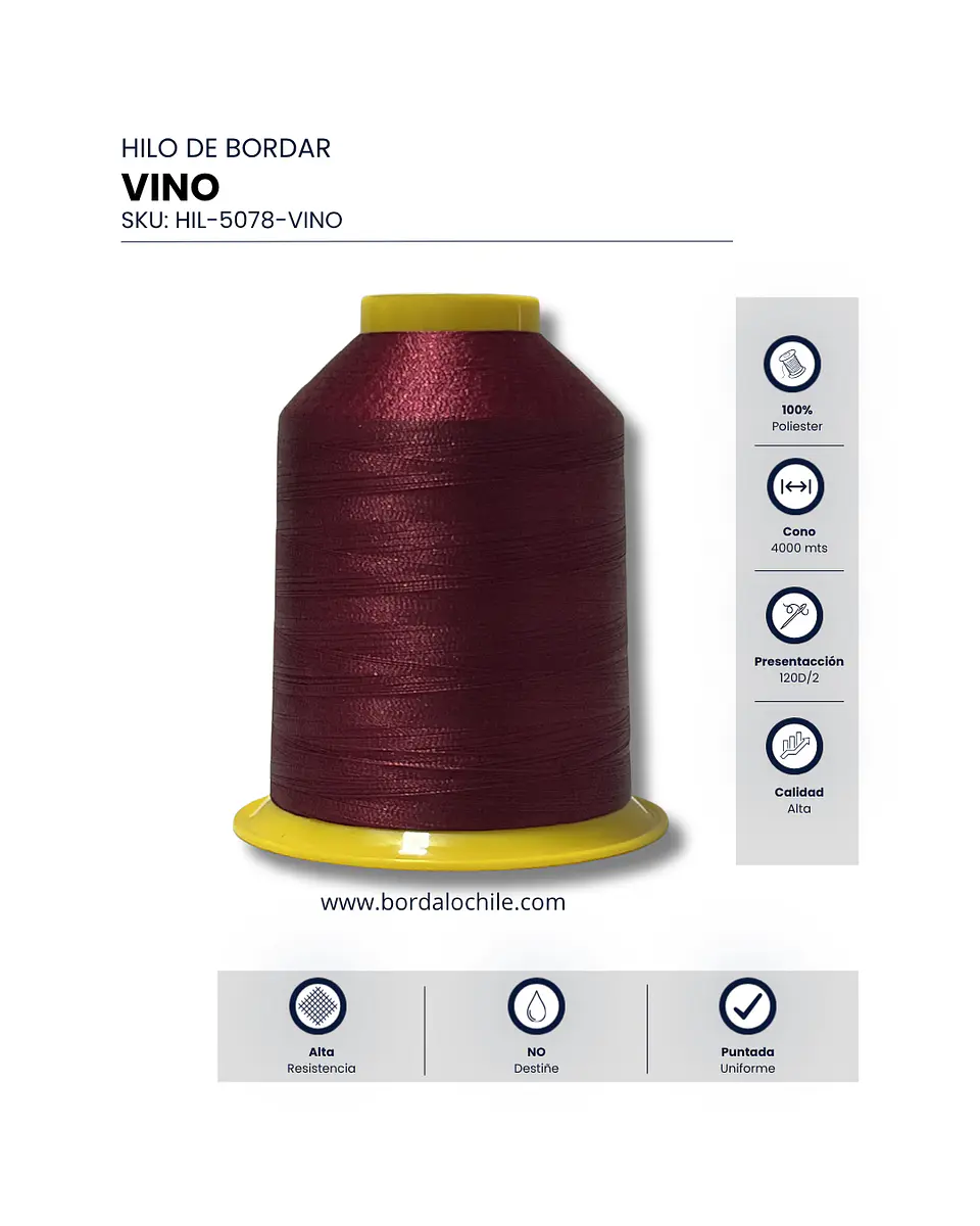Hilo de Bordar Durafil 120D/2 - Todos los Colores 21