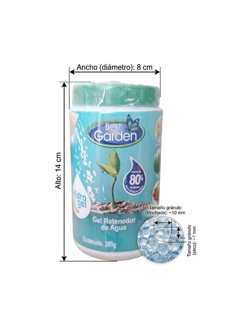 Gel retenedor de agua 300 g